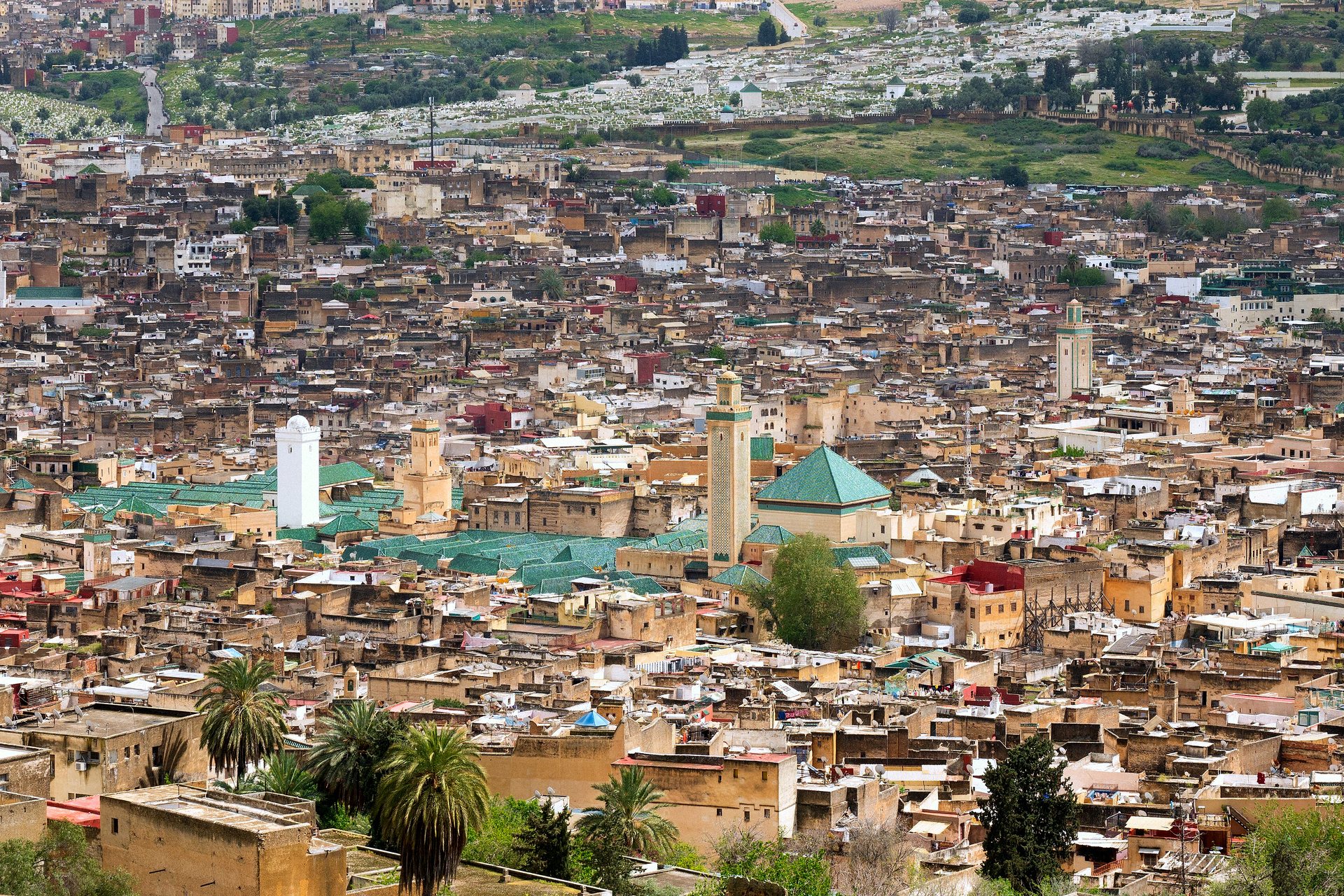 Medina de Fez vista do alto